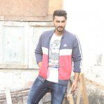 Arjun Kapoor Snapped on the Sets Shooting for a TV Commercial