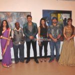 B-Town stars and Urban Development Minister Ranjeet Patil at Vishnu Sonawane's art show inauguration