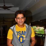 Ravi Kishan and Ajaz Khan at Kalini Mini Marathon press meet