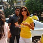 Shilpa Shetty with Husband Raj Kundra at the World Heart Day Celebrations
