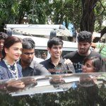 Aishwarya Rai Bachchan at Mithibai College for the Promotion of 'Jazbaa'