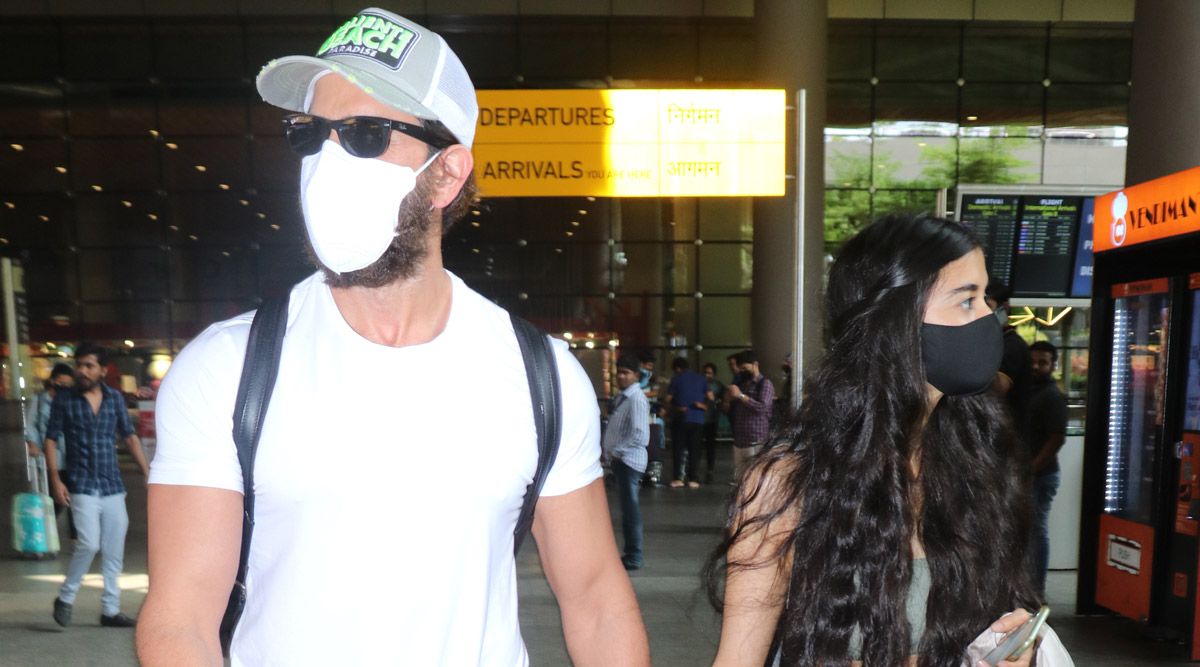 Hrithik Roshan and his rumoured girlfriend spotted at Mumbai airport