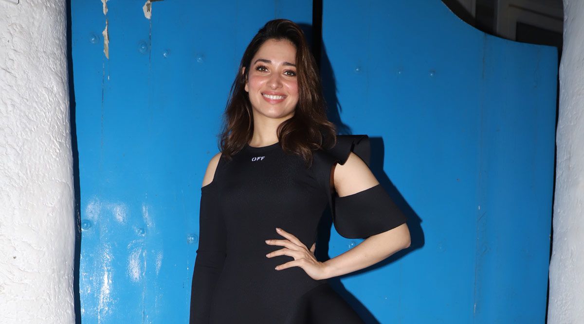 Tamanaah Bhatia spotted at Olive Bar in Mumbai