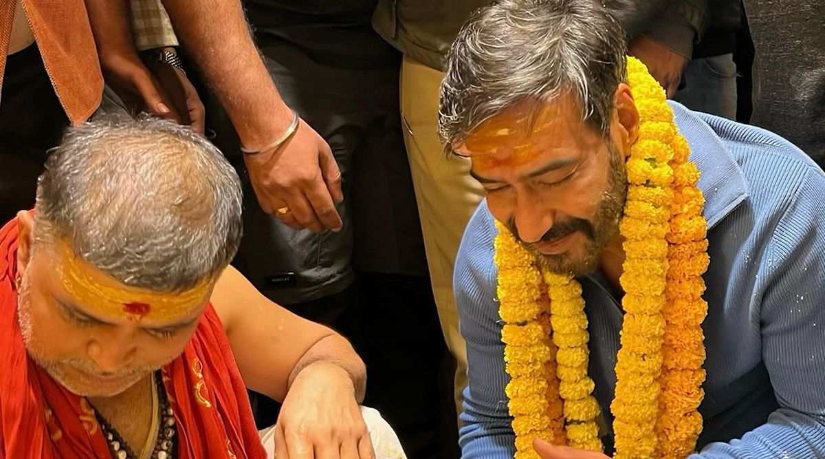 Ajay Devgn visits Vishwanath temple, Kashi, post the success of 'DRISHYAM 2'