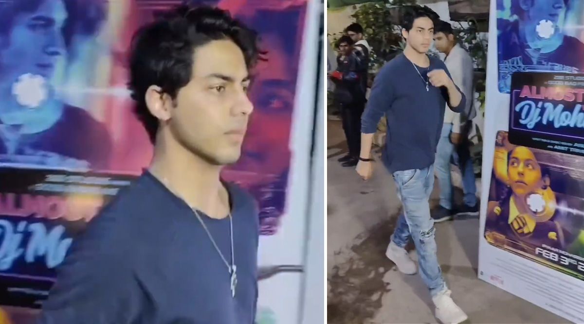 Netizens slam Aryan Khan overlooking paparazzi at the screening of ALMOST PYAAR WITH DJ MOHABBAT; See PICS!