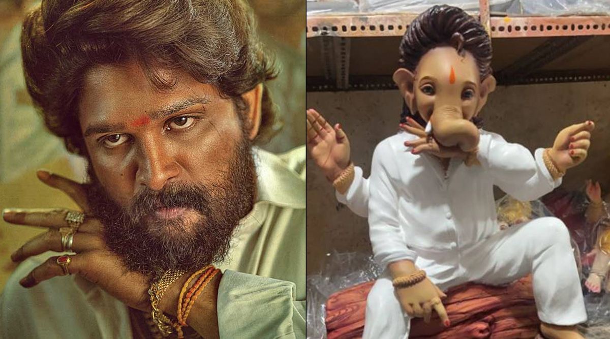 Tollywood Craze: Ganpati idols inspired by Allu Arjun’s Pushpa & Ram Charan’s look from RRR have gone viral