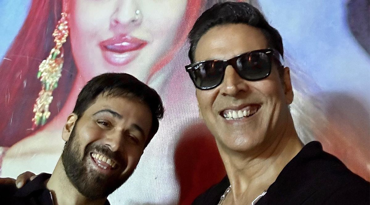 Hilarious twinning of Akshay Kumar and Emraan Hashmi in black dresses while taking a selfie; READ More!