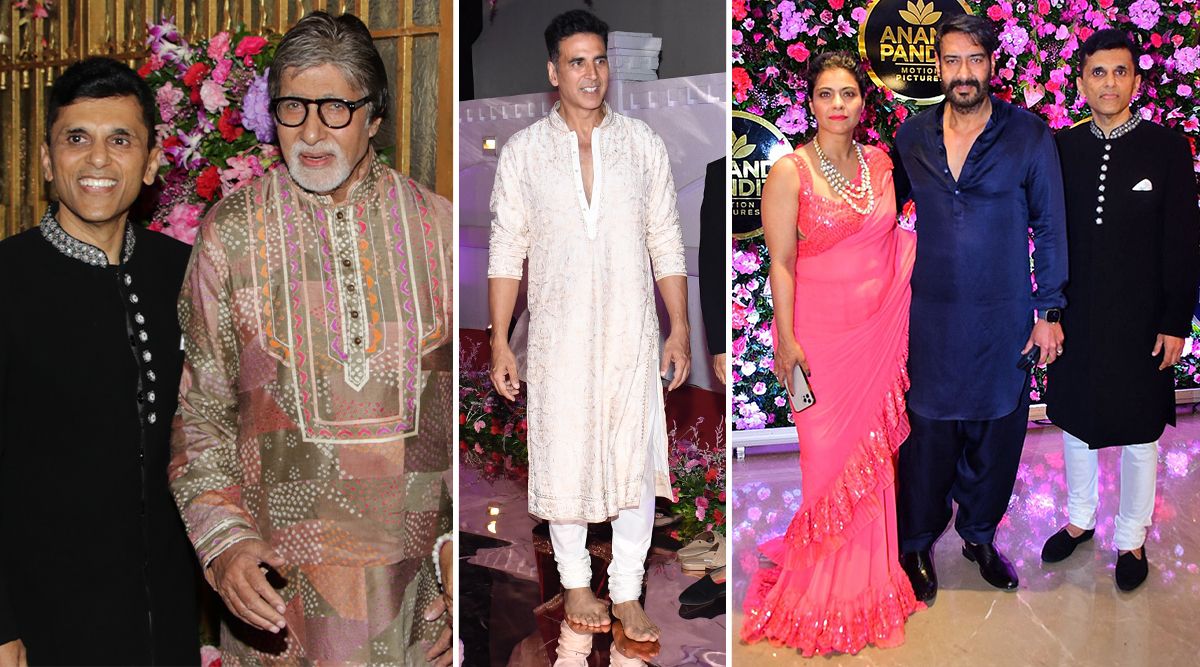 At Anand Pandit's Diwali Party, Akshay Kumar, Amitabh Bachchan, Hrithik Roshan, Ajay Devgan, Kajol, Manoj Bajpayee, Sharman Joshi, and Anupam Kher