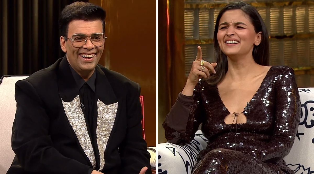 “Chi Chi”, Alia Bhatt’s Epic Reaction To THIS Question Of Karan Johar!