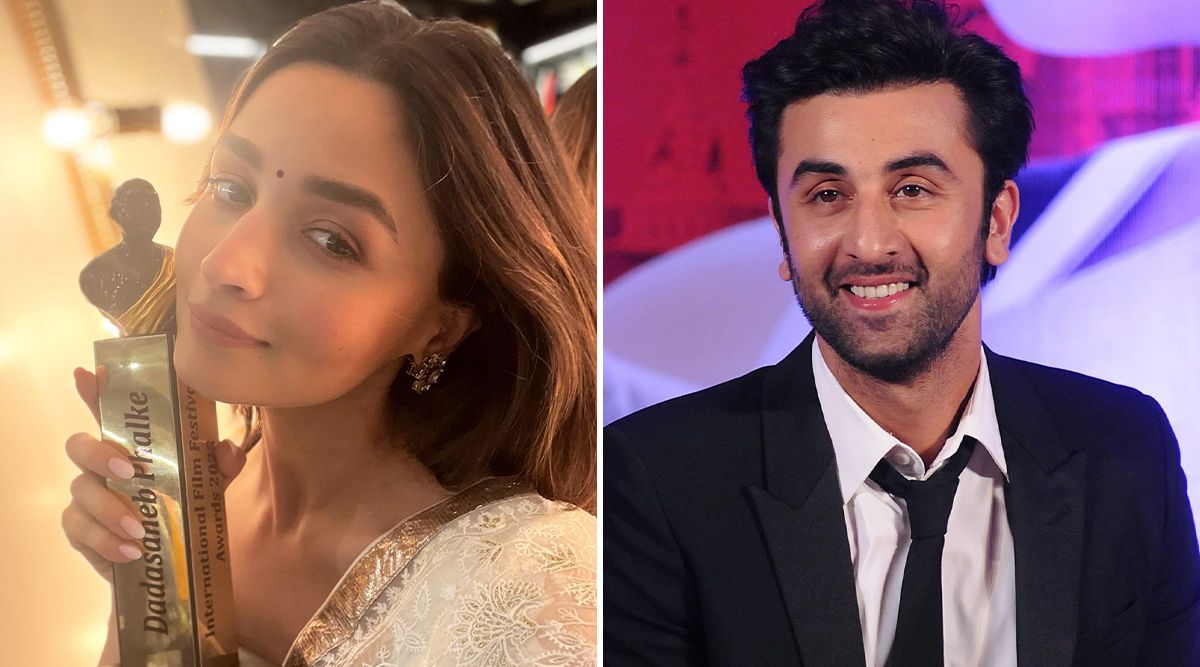 Alia Bhatt GRACEFULLY accepts the award on behalf of her husband Ranbir Kapoor; uploads a selfie on Instagram!