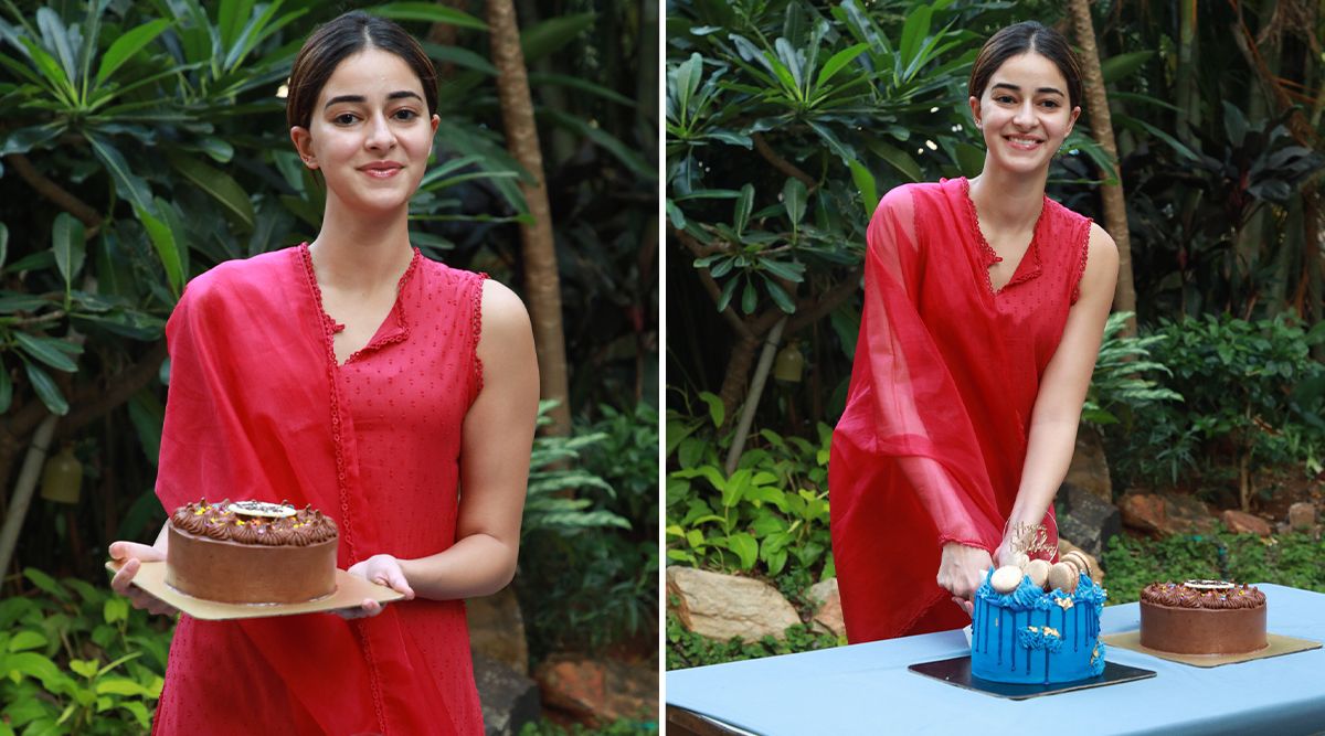 Ananya Panday Celebrates Her Birthday With The Media At Her Bandra Home