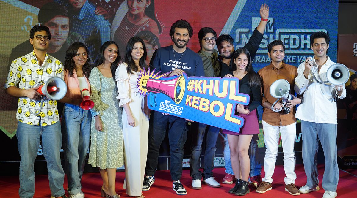 Arjun Kapoor at the MTV Nishedh 2 press conference.