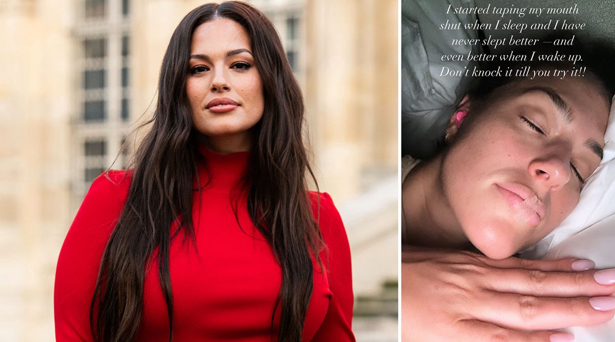 WHAT!!! Ashley Graham TAPES Her Mouth Shut To Sleep; Here’s The REASON