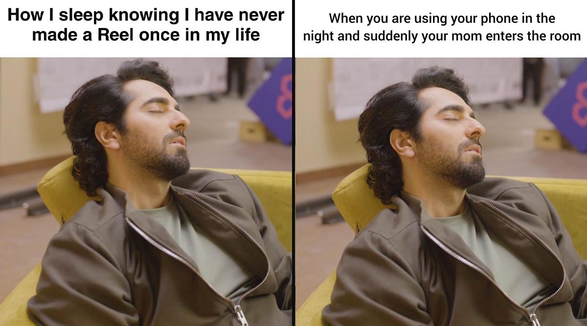 Dream Girl 2: EPIC! Ayushmann Khurranaa Takes  A Power Nap During Film Shoot, Inspires Hilarious Memes (View Posts)