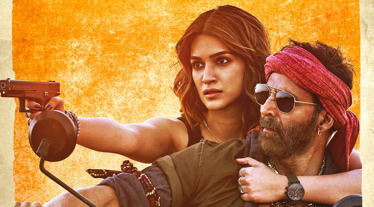 Bachchhan Paandey: Akshay Kumar introduces Kriti Sanon's badass character Myra in new poster