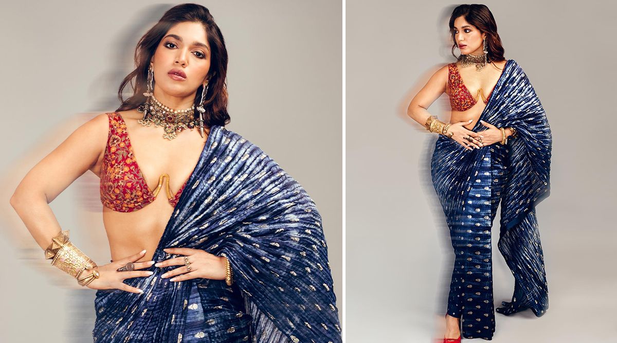 Bhumi Pednekar's stunning saree look is an ideal outfit for bridesmaids this wedding season; Check out!