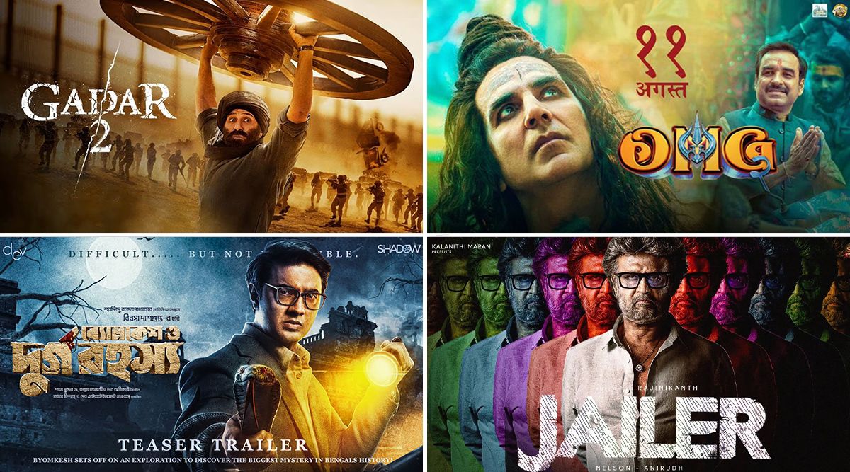 Blockbuster Extravaganza: Gadar 2, OMG 2, Byomkesh, Jailer; Unmissable Films Storming Theatres This Weekend!