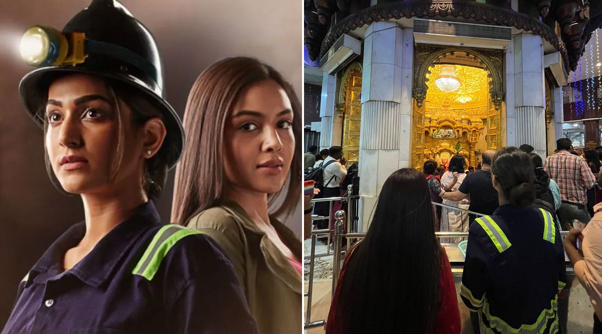 Amandeep Sidhu as Roshni and Srishti Singh as Chandni, Co Stars From Chashni Visit Siddhivinayak Temple To Seek Blessings!