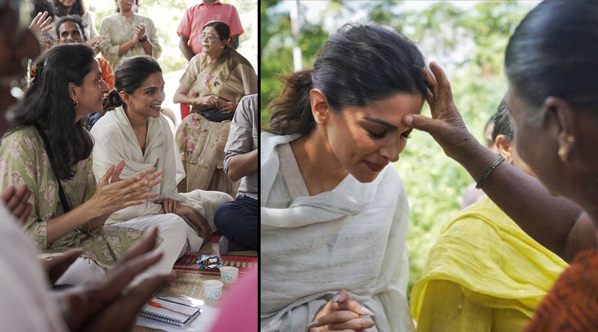 In Tiruvallur, Tamil Nadu, Deepika Padukone attends the opening of a program for rural mental health