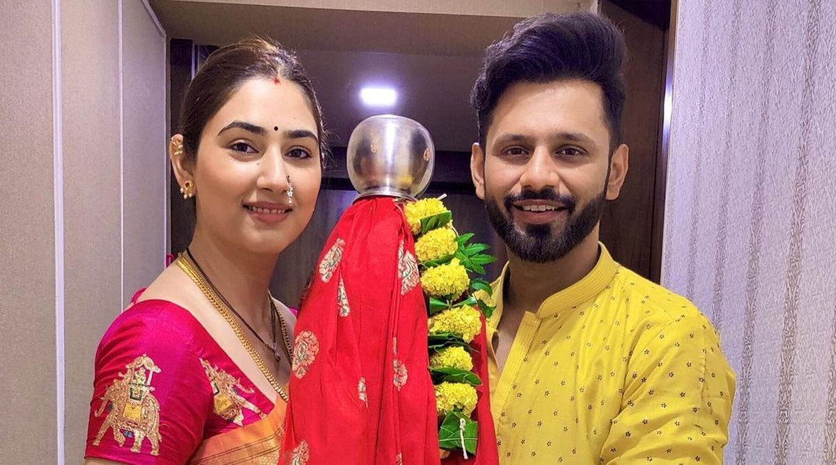 Disha Parmar and Rahul Vaidya celebrate their first Gudi Padwa after marriage