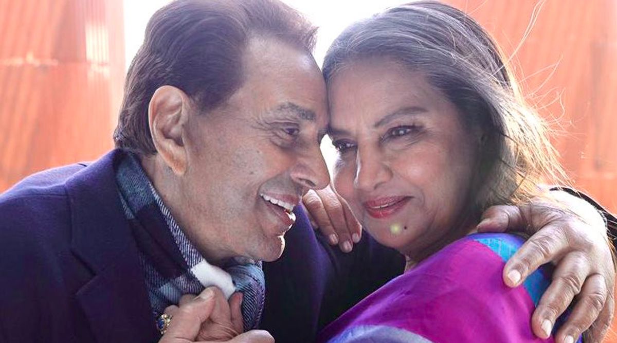 Dharmendra shares a lovely picture with co-star Shabana Azmi; says 'Ishq hai mujhe...'