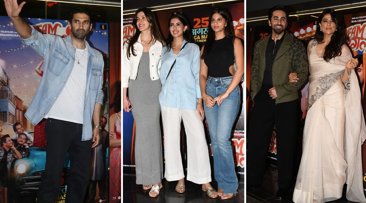 Dream Girl 2 Screening: Aditya Roy Kapur To BFFs Shanaya Kapoor, Suhana Khan, Navya Naveli Nanda To Tahira Kashyap; Celebs Who Came To Support Ananya Panday And Ayushmann Khurrana (Watch Video)