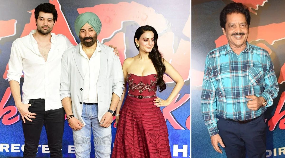 Gadar: Ek Prem Katha Screening Event: Sunny Deol, Ameesha Patel, Rajveer Deol, Udit Narayan, And Many Others Ace Red Carpet