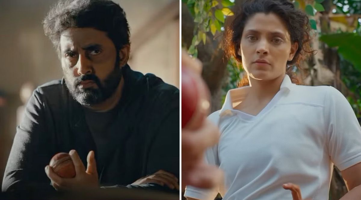 Ghoomer: Saiyami Kher's Remarkable Cricket Skills In R Balki's Film Leaves Abhishek Bachchan Awestruck!