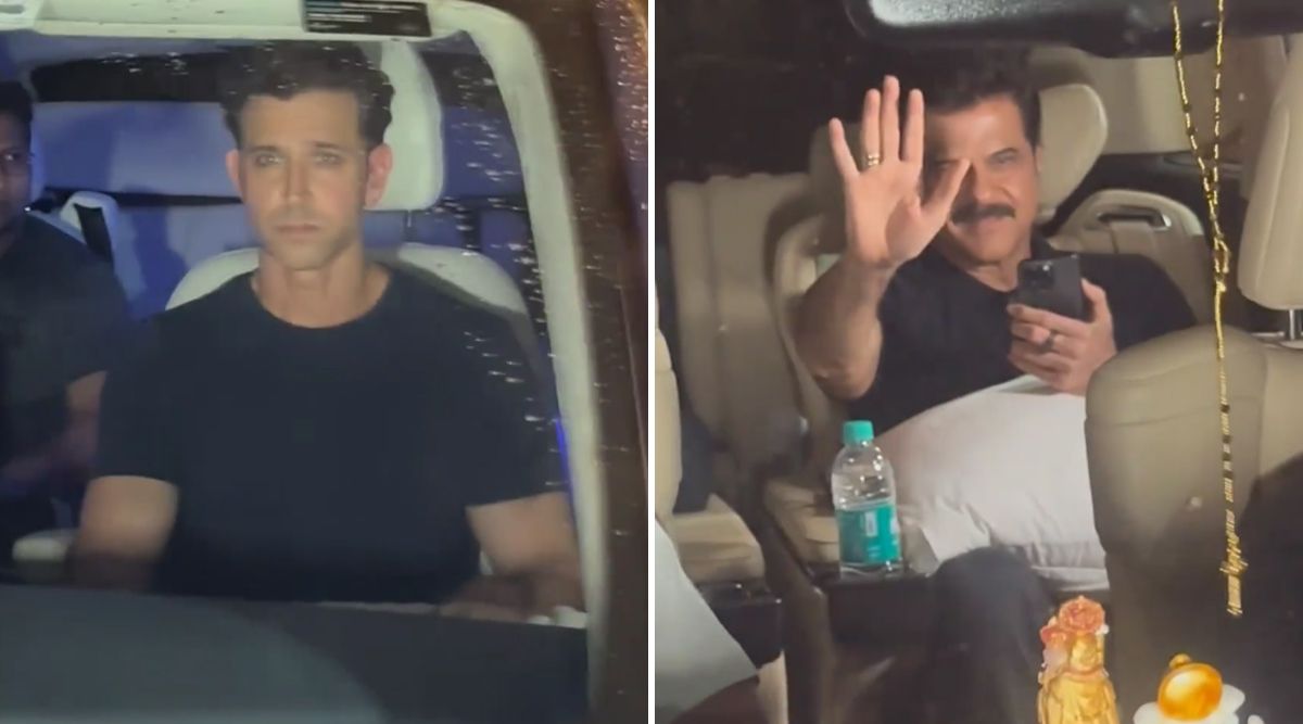 Fighter: Hrithik Roshan And Anil Kapoor Caught On Camera After Action-Packed Shoot At Yash Raj Films (Watch Video)