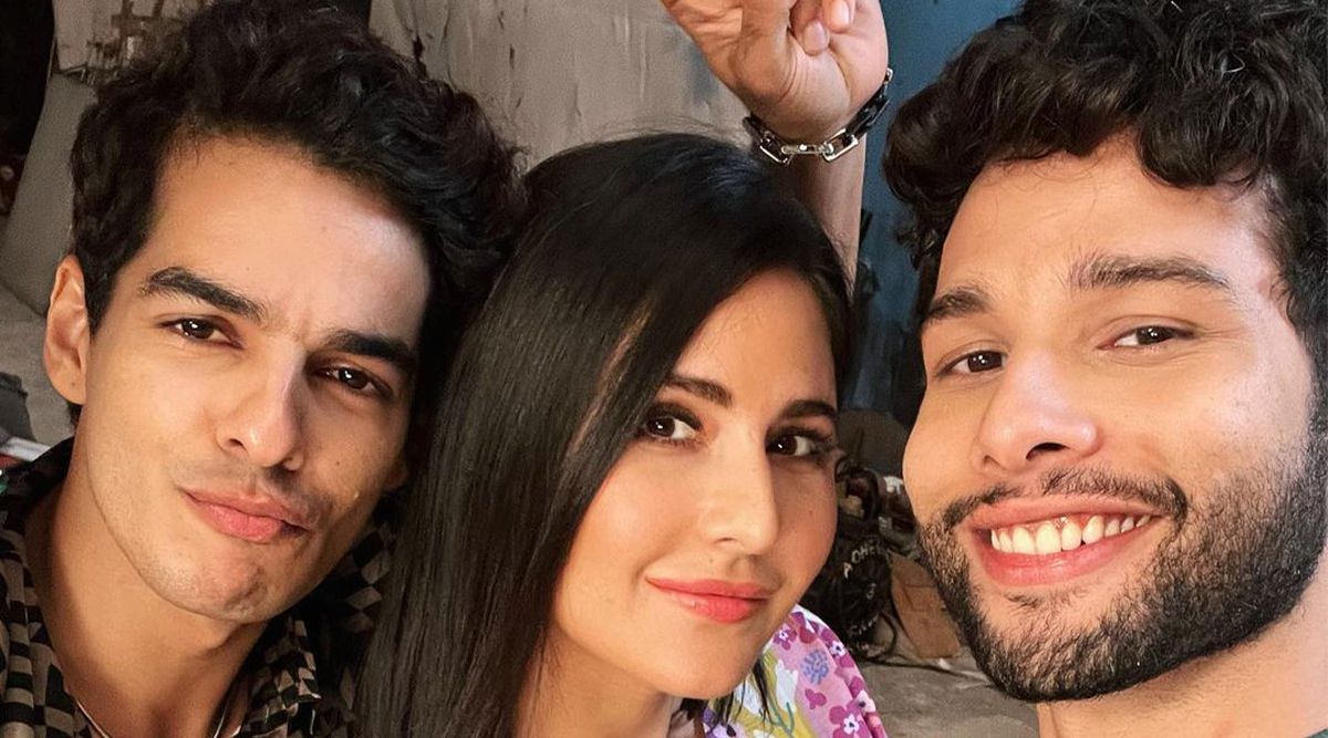 Katrina Kaif reunited with the ‘Phone Bhoot’ boys; Siddhant Chaturvedi and Ishaan