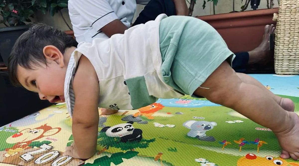 International Yoga Day: Kareena Kapoor shares an adorable picture of her son Jeh Ali Khan doing the ‘balancing act’