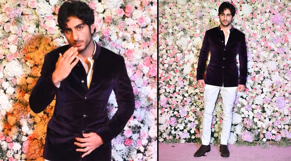 Arpita Khan Eid Party: Ibrahim Ali Khan Has Netizens Swooning Over His Good Looks; Call Him A REPlCA Of His Dad Saif Ali Khan! (Watch Video)