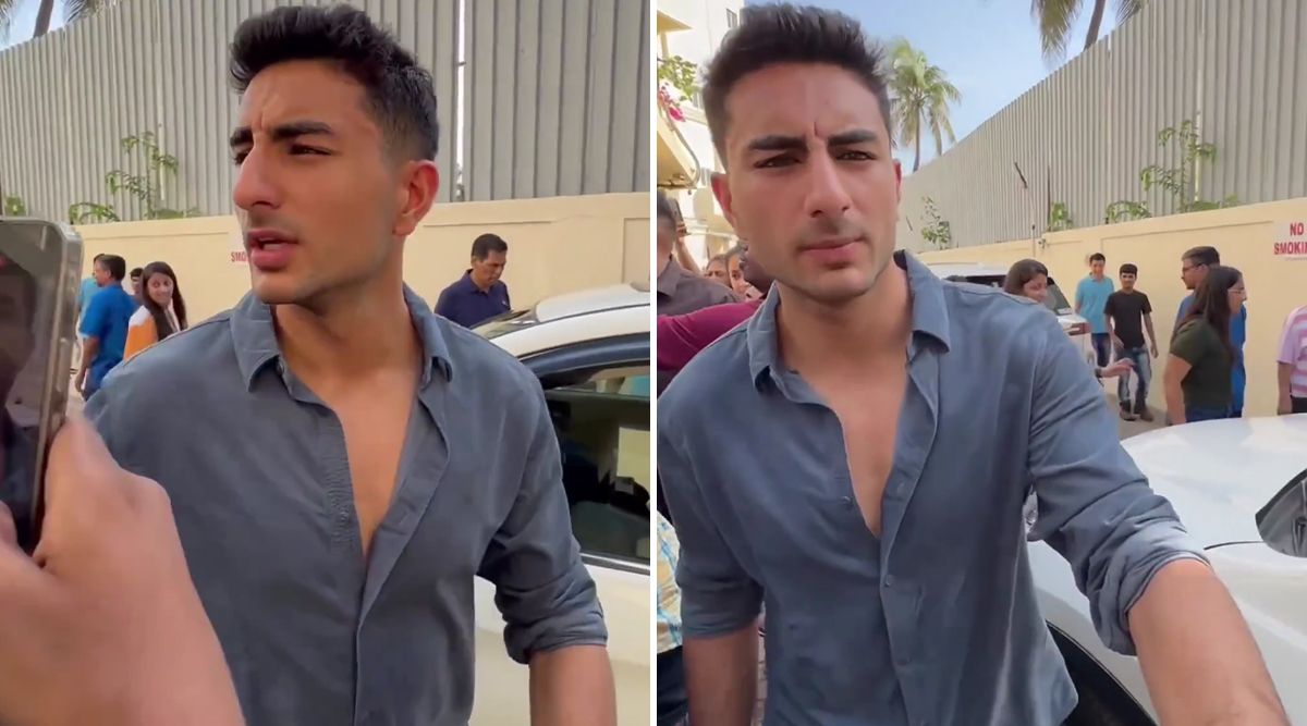 Oops! Ibrahim Ali Khan Gets IRRITATED As He Gets Pushed By Paparazzis Outside A Theatre Showcasing 'Zara Hatke Ke Zara Bachke' (Watch Video)