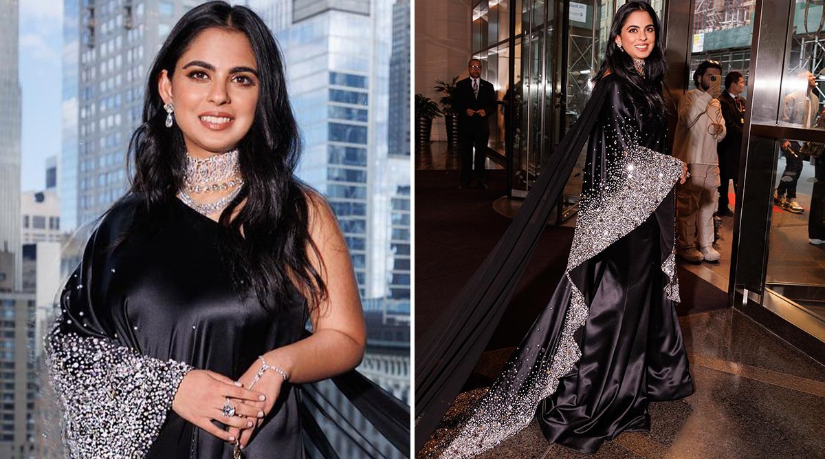 MET Gala 2023: Isha Ambani's Looks STUNNING In A Black Satin Saree; Leaves Netizens SPEECHLESS! (View Pics)