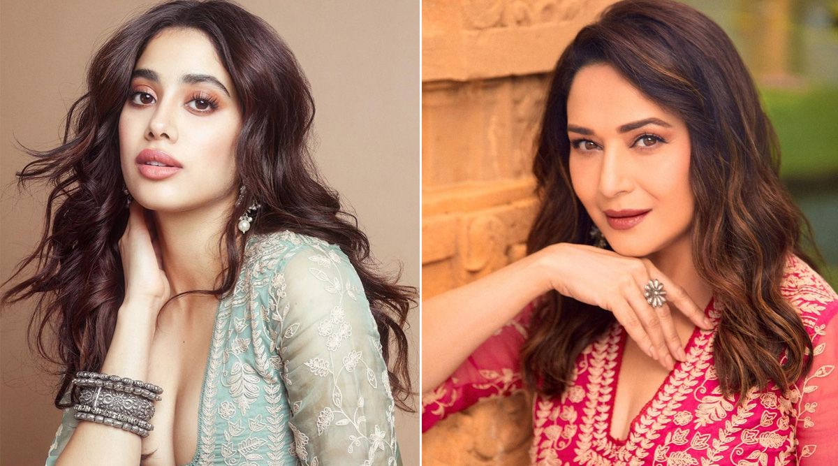 Who wore the Devnaagri Kurta set better, Janhvi Kapoor or Madhuri Dixit, in the fashion face-off?