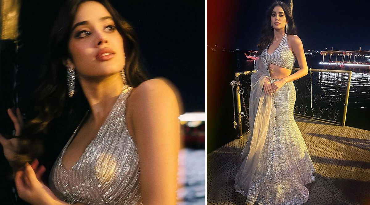 Janhvi Kapoor looks too gorgeous in metallic glamourous Manish Malhotra's lehenga in unseen photos; See PICS!