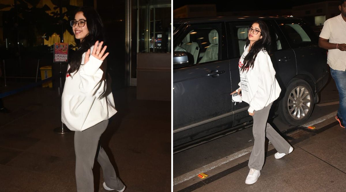 Janhvi Kapoor struts a chic look at the airport today; NEW paparazzi captures