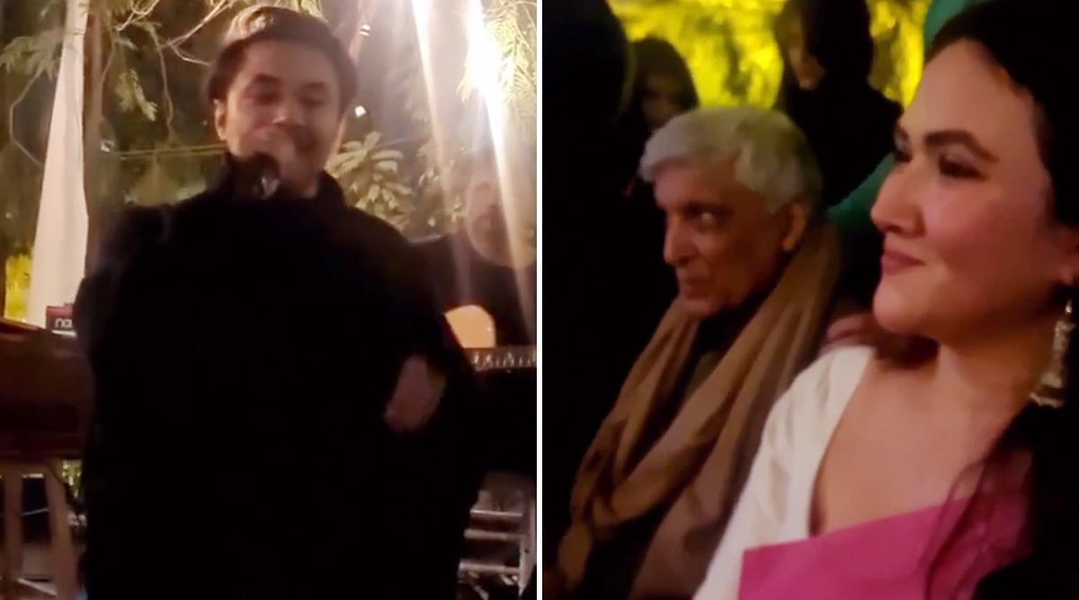 Ali Zafar and Javed Akhtar perform together on Zindagi Aa Raha Hoon sung by the late singer Kishore Kumar; Watch!