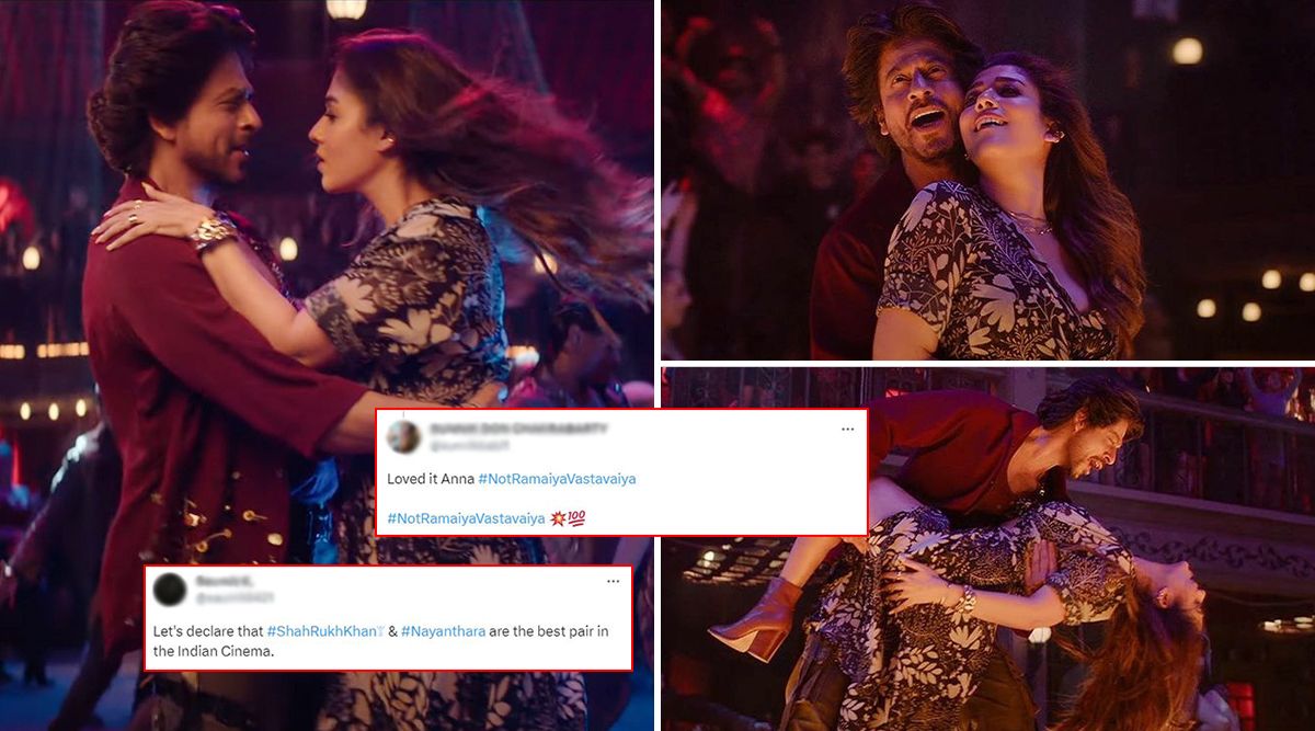 Jawan Not Ramaiya Vastavaiya Twitter Reactions: Shah Rukh Khan And Nayanthara Latest Track Has Been Winning Hearts! Fans Call Them ‘BEST JODI’ (Read Tweets)