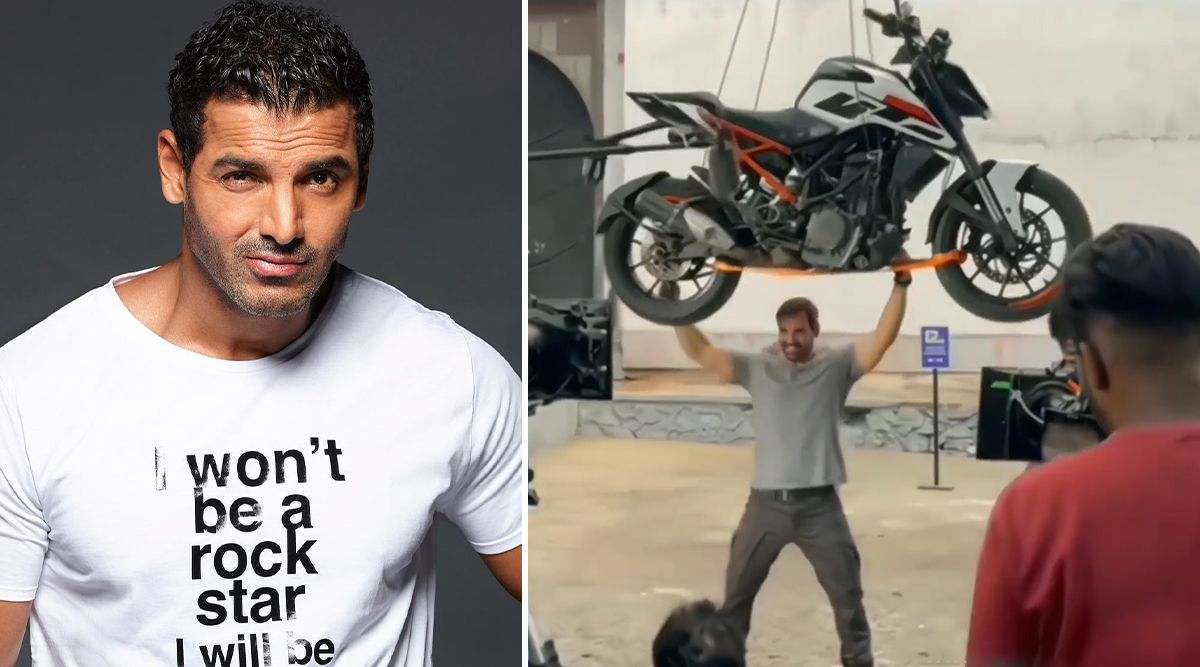 John Abraham Receives Criticism Over Lifting Bike, Say 'Sab Nakli Stunt'