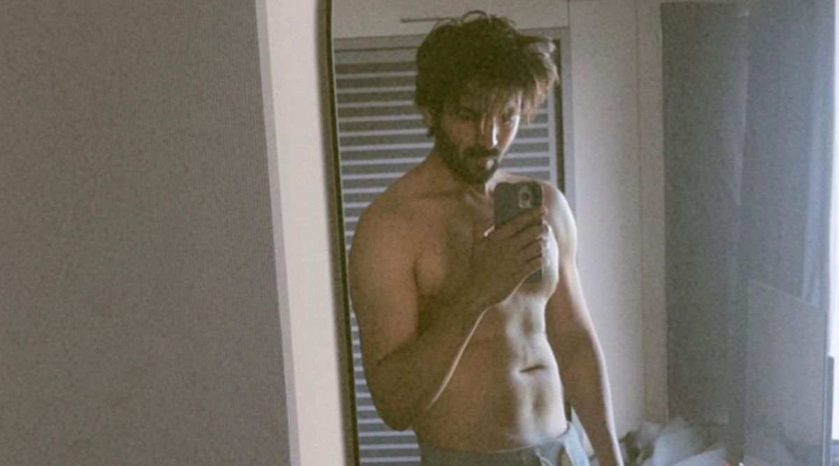 Kartik Aaryan shirtless mirror selfie will set your mornings on fire!