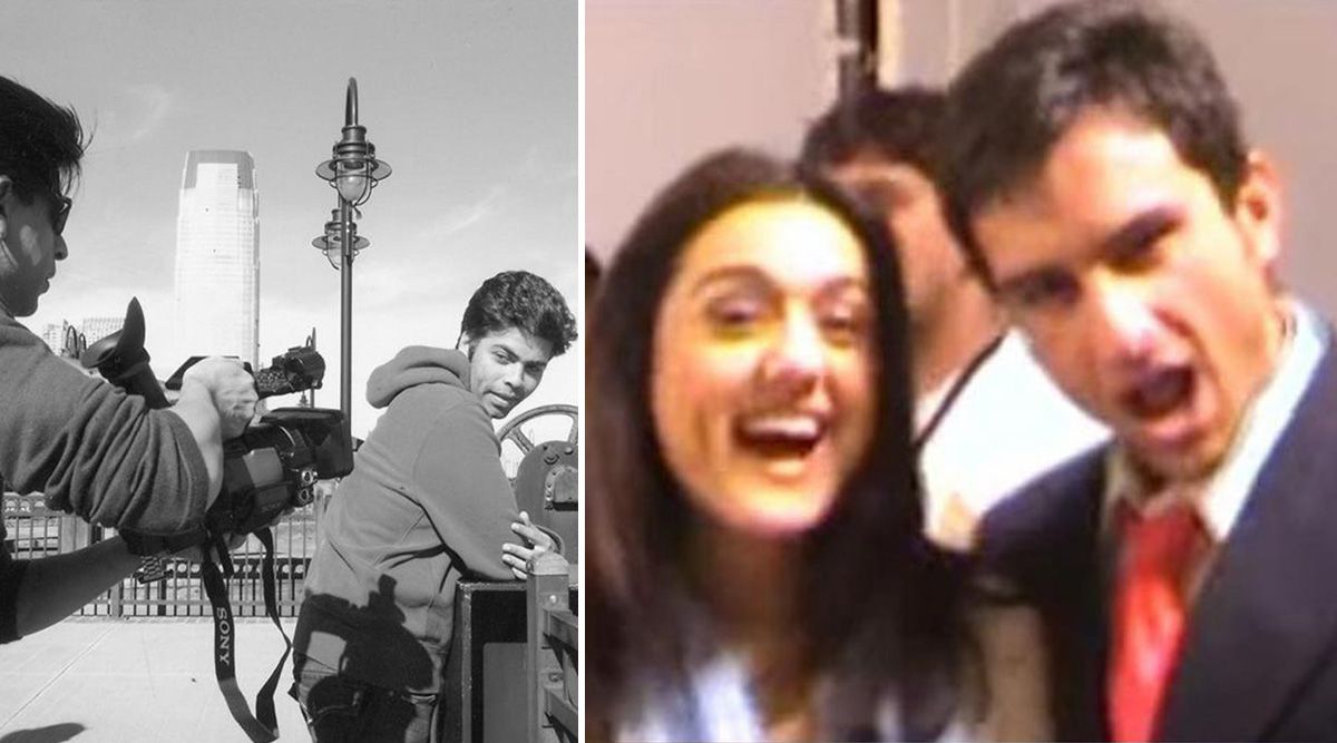 Filmmaker Karan Johar shares THIS unseen picture with Shah Rukh Khan, Preity Zinta, and Saif Ali Khan; Check out!