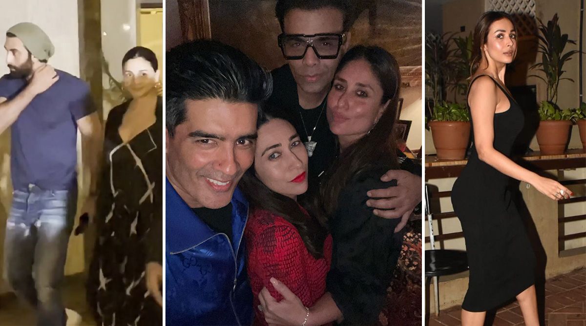 Karan Johar, Malaika Arora, Alia Bhatt, Ranbir Kapoor, and Karisma Kapoor attend Kareena Kapoor's birthday celebration