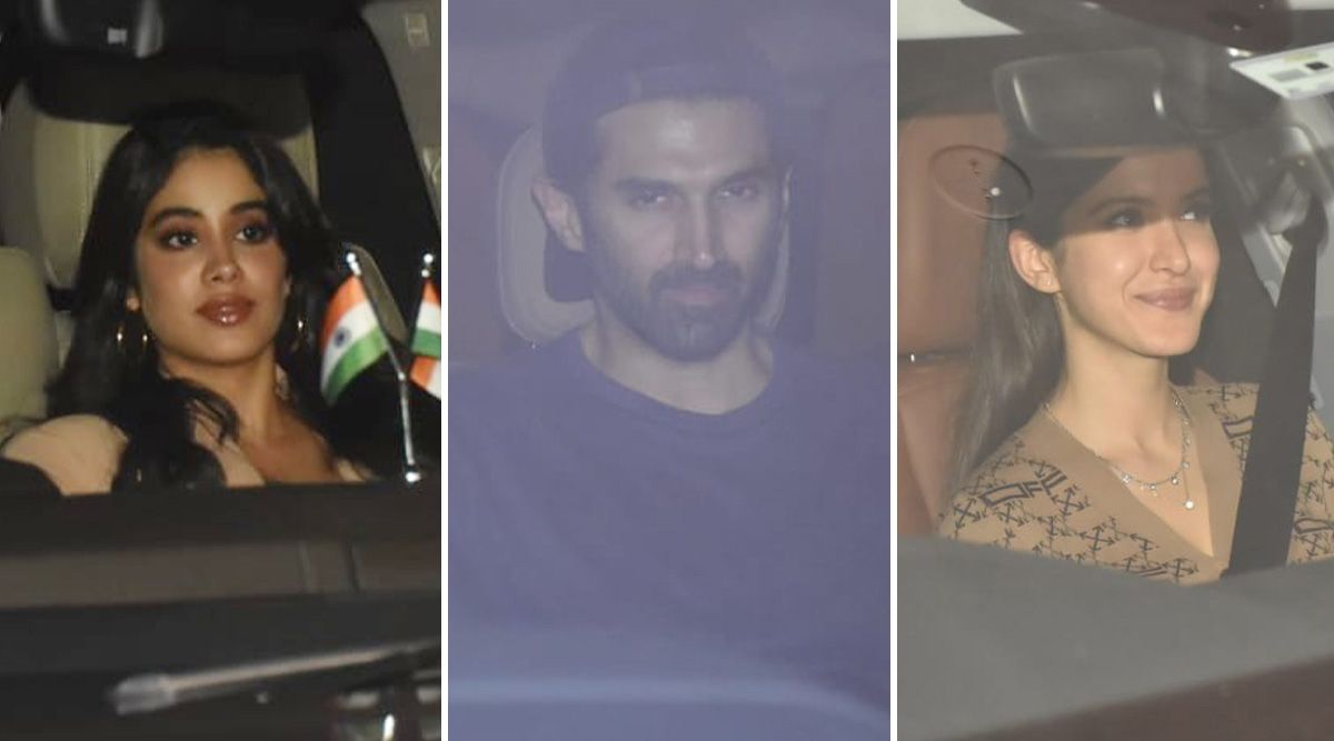 Karan Johar HOSTS star-studded Gen Z party at his residence; Janhvi-Shikhar, Ananya Panday-Aditya Roy Kapur, Khushi & Shanaya Kapoor arrive in style