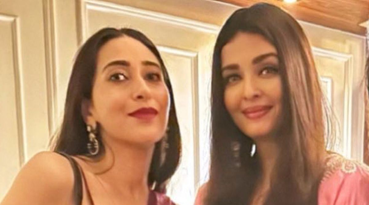 Karisma Kapoor & Aishwarya Rai pose together for a pic, netizens call it B-Town's  'Selena-Hailey' moment