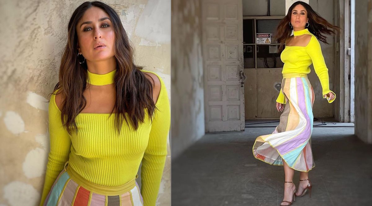 Kareena Kapoor takes the fashion police by surprise in a neon green cutout top