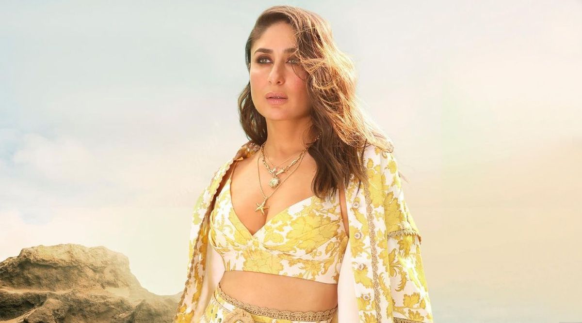 Kareena Kapoor is summer ready in a yellow floral Zimmerman swimsuit