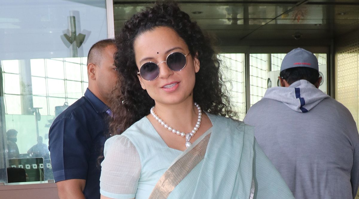 At The Airport's Departure, Kangana Ranaut Was Seen