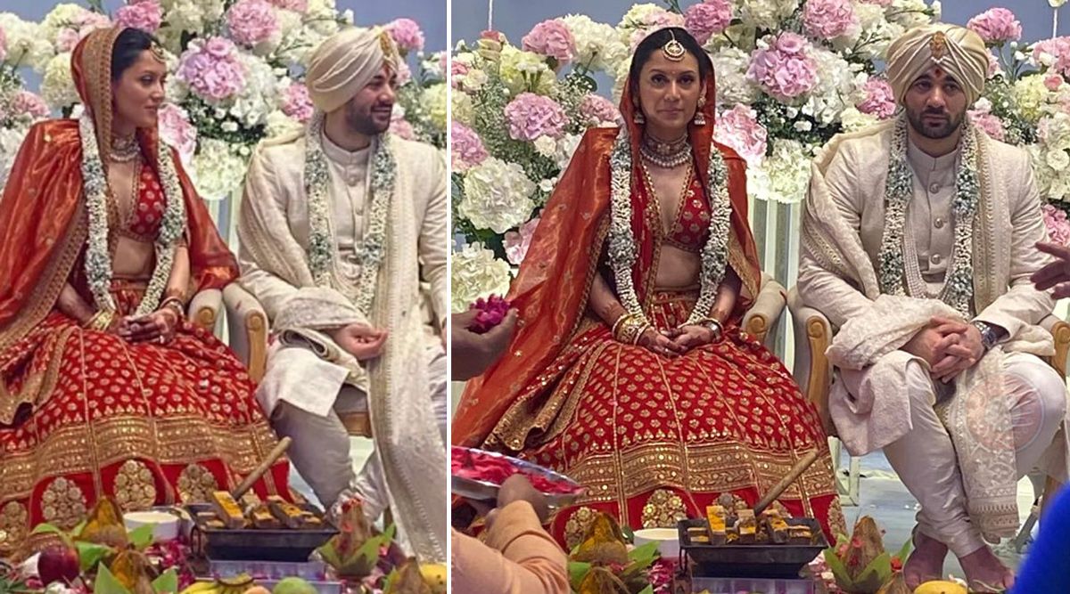 Karan Deol-Drisha Acharya Wedding: Wow! Bride Steps In Stunning Red Attires (View PICS)