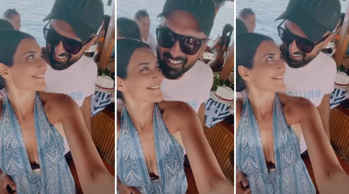 Karishma Tanna and husband Varun Bangera enjoy some quality time together on their vacation